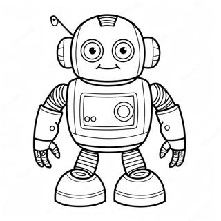 Friendly Robot Coloring Page | Robots Movie 塗色頁