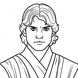 Anakin Skywalker Coloring Page | Anakin Skywalker 塗色頁