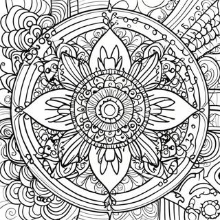 Calm Mandala Coloring Page | Calm 塗色頁