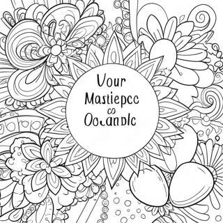 Encouraging Words Coloring Page | Encouraging Words 塗色頁