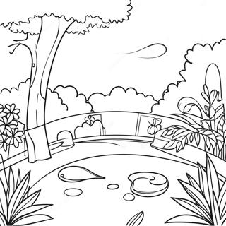 Botanical Garden Coloring Page | Botanical 塗色頁