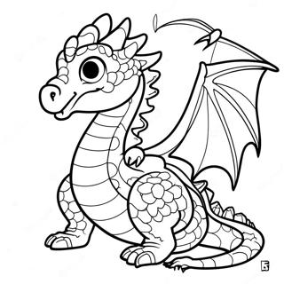 Wish Dragon Coloring Page | Wish Dragon 塗色頁