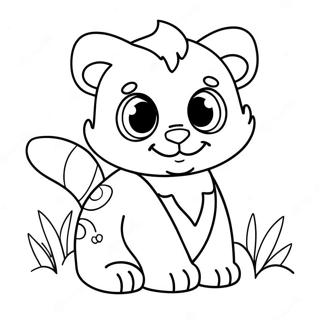 ZHC Cute Animal Coloring Page | ZHC 塗色頁