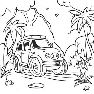 Jungle Junction Coloring Pages