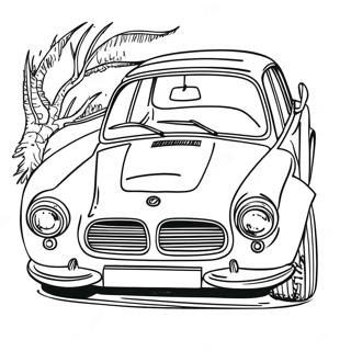 Classic BMW Car Coloring Page | BMW 塗色頁