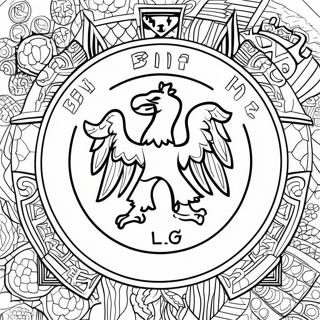 Bayern Munich Logo Coloring Page | Bayern Munich 塗色頁