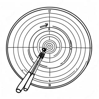 Archery Target Coloring Page