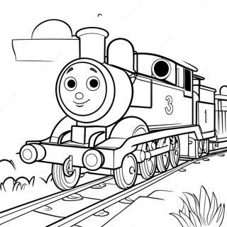 Henry from Thomas and Friends Coloring Page | Thomas and Friends Henry 塗色頁