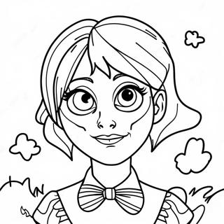 Lydia Deetz Beetlejuice Coloring Page