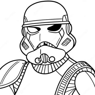 Sith Trooper in Battle Armor Coloring Page | Sith Trooper 塗色頁