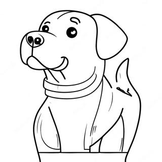Labrador Coloring Page | Labrador 塗色頁