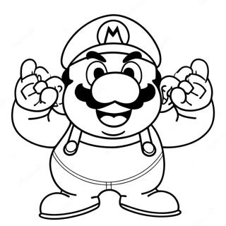 Wario Coloring Page | Wario 塗色頁