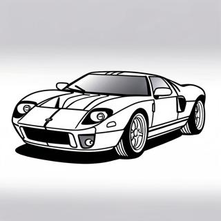 Ford GT Coloring Page | Ford GT 塗色頁