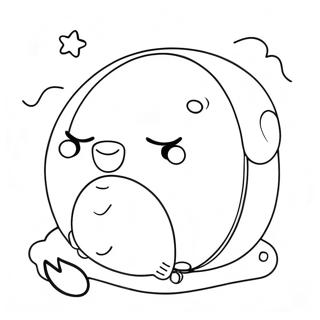 Squishmallows Coloring Page | Squishmallows 塗色頁
