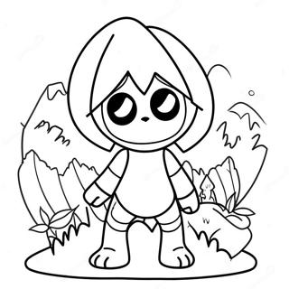 Deltarune Coloring Page | Deltarune 塗色頁