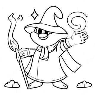 Ralsei with Magical Powers Coloring Page | Deltarune 塗色頁