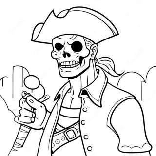 Zombie Pirate Coloring Page | Plants vs Zombies 2 塗色頁