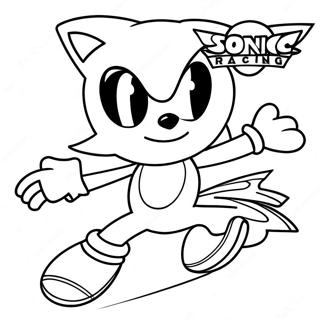 Team Sonic Racing Logo Coloring Page | Team Sonic Racing 塗色頁