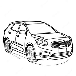 Kia Coloring Page | Kia 塗色頁