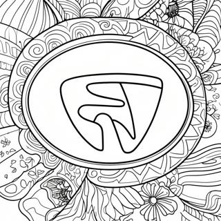 Hyundai Logo Coloring Page | Hyundai 塗色頁