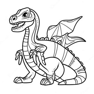 Scorpius Rex Coloring Page | Scorpius Rex 塗色頁