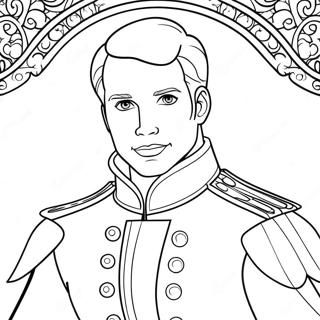 Prince Charming Coloring Page | Prince Charming 塗色頁