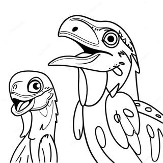 Raptors Coloring Page | Raptors 塗色頁