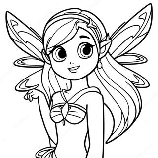 Winx Club Musa Coloring Page | Winx Club Musa 塗色頁