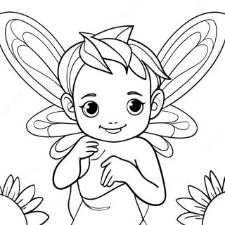 Musa with Magical Fairy Wings Coloring Page | Winx Club Musa 塗色頁