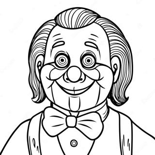 Billy the Puppet Coloring Page | Billy the Puppet 塗色頁