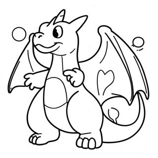Shiny Charizard Pokemon Card Coloring Page | Rare Pokemon Card 塗色頁