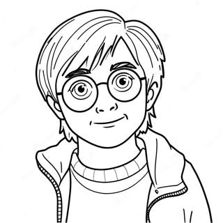 Magical Harry Potter Coloring Page | Harry Potter vs Voldemort 塗色頁