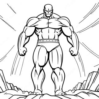 Colossal Titan in Battle Coloring Page | Colossal Titan 塗色頁