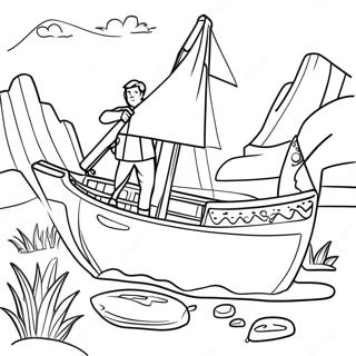 Uncharted Adventure Coloring Page | Uncharted 塗色頁