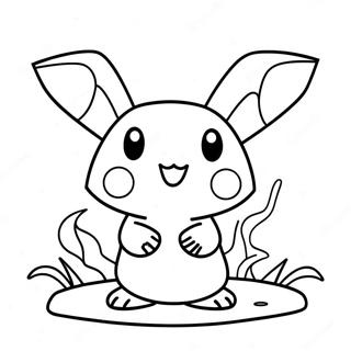 Mimikyu Coloring Page | Mimikyu 塗色頁