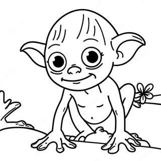 Gollum Coloring Page | Gollum 塗色頁