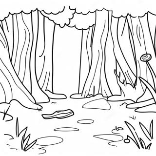 Magical Forest Coloring Page | Magical Forest 塗色頁