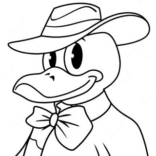 Darkwing Duck Coloring Page | Darkwing Duck 塗色頁