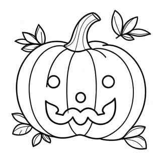 Pumpkin Face Coloring Page | Pumpkin Face 塗色頁