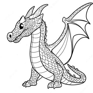 Fire-Breathing Dragon Coloring Page | Dragon Mania Legends 塗色頁