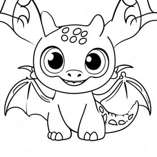 Toothless and Light Fury Coloring Page | Toothless and Light Fury 塗色頁