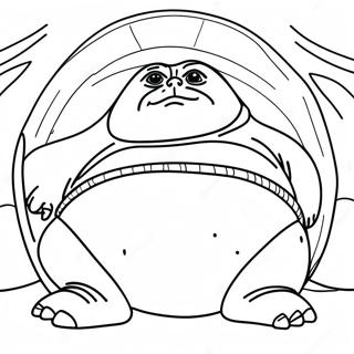 Jabba the Hutt Coloring Page | Jabba the Hutt 塗色頁