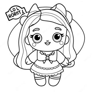 LOL Dolls Coloring Page | Lol Dolls 塗色頁