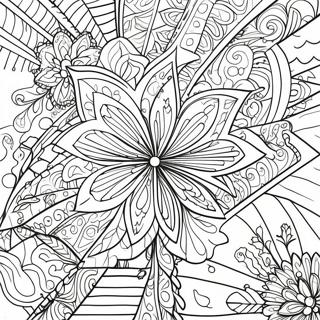 Bold Red X Coloring Page | Red X 塗色頁