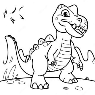 Ferocious Dino Smashers Coloring Page | Dino Smashers 塗色頁