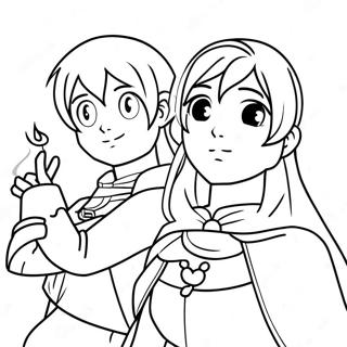 Fire Emblem Heroes Coloring Page | Fire Emblem 塗色頁