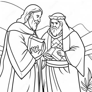 Bible Story Coloring Page | Pages of the Bible 塗色頁
