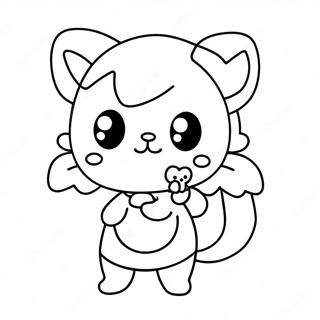 Kawaii Chan Coloring Page | Kawaii Chan 塗色頁