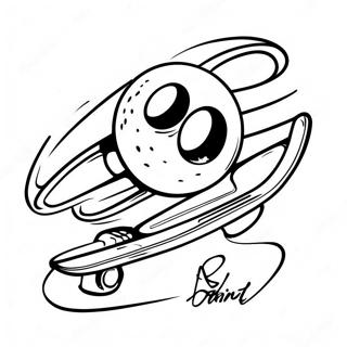 Sk8 the Infinity Logo Coloring Page | Sk8 the Infinity 塗色頁