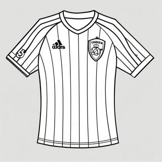 Soccer Jersey Coloring Page | Soccer Jersey 塗色頁